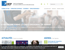 Tablet Screenshot of hep-bejune.ch